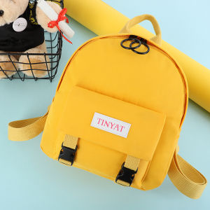 TINYAT Mini Backpack Women Canvas Shoulder Bag For Teenage Girls Kids Multi-Function Small Bagpack Female Ladies School Backpack