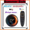Hộp TV thông minh VONTAR W2 ATV Android TV 11.0 Amlogic S905W2 với đầu vào giọng nói, video 8K, 4K 60fps AV1, Wifi kép BT4.0, trình phát đa phương tiện. 