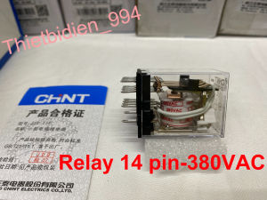 Rờ le trung gian 14 chân dẹp nhỏ 24VDC/ 220VAC/ 380VAC Chint JZX-22F̣̣D/4Z ̣(hàng chính hãng Chint)