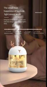 Yilizomana USB Humidifier 300ML Cute Cool Big Mist Air Diffuser Colorful LED Night Lamp Humidificador for Home/Car