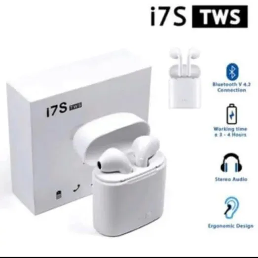 headset bluetooth i7s tws earphone dua kuping universal Lazada