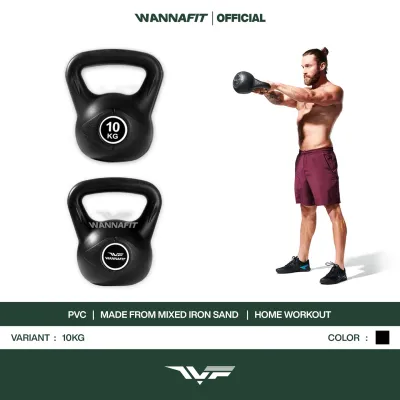 WANNAFIT Kettlebell 8kg | Kettle Bell Ketel Bel 8 kg | Alat Latihan Beban