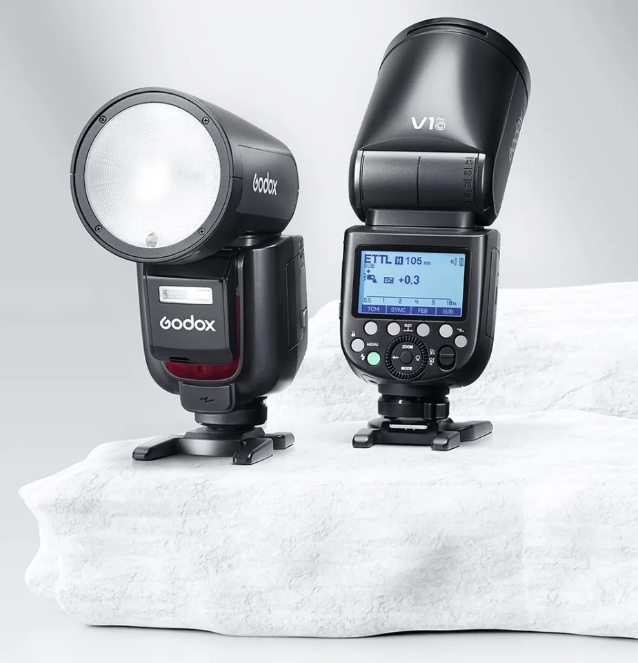 Godox GODOX V1 PRO N Camera Flash 2.4G Wireless Speedlight 1/8000s HSS 1.3s Recycle Time With M/TTL Flash Mode Type-C Powered With Sub Flash Speedlite Compatible With Nikon Cameras | Best Price