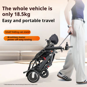 Electric Wheel Chair for AdultElectric Wheelchair German Electric Wheelchair with Foldable Wheelchair for Travel Multifunctional and Fully Automatic Specifically Designed for the Elderly