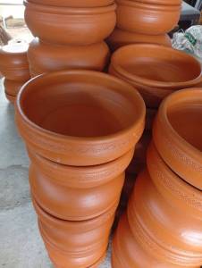 อ่างดินเผา สระบัว อ่างเลี้ยงปลา มีขนาด 18 นิ้ว ถ้วยดินเผา แตกระหว่างขนส่งยืนยันวิดิโอเครมใบใหมให้ฟรี