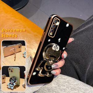 Casing Ponsel untuk vivo Y20 Y20s Y20i Y20S G Y12A Y12s Y20T Y20S M Y20S D Y11s Y30G Case lunak pelindung Softcase silikon sarung HP tempat ponsel Casing lipat Doraemon lapisan lembut Kesing