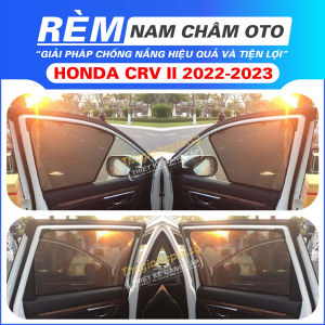 [Honda CRV 2018-2023] Rèm che nắngchống tia UV bộ 4 cánh khung thép có nam châm hít cữa tự động tiện lợi dành cho oto