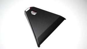 Cornerr Carbon Car Interior Front Roof Reading Light Lower Warning Light Lamp Cover Trim For Tesla Cybertruck Cyberbeast 2024 2025 Y5R7K