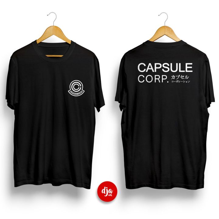 T Shirt/Tshirt CAPSULE CORP DRAGON BALL BULMA TRUNKS VEGETA SON GOKU Djita / TShirt Distro / T