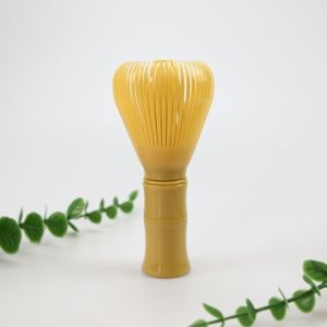 LYMEDIA ABS Matcha Whisk With Whisk Holder Reusable Resin Whisk Food Grade Green Tea Powder Whisk