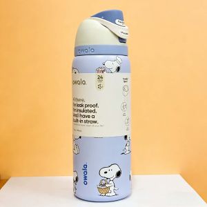 Owala FreeSip Snoopy Peanuts Limited Collab 24/32oz Insulated Stainless Steel Water Bottle Dual‑Drink Leak‑Proof Tumbler
