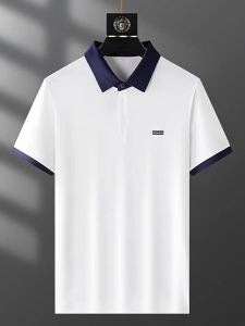 Summer Cotton MenS Polo Shirts Short Sleeve Solid Color Polo For Men Formal  Polo Shirts