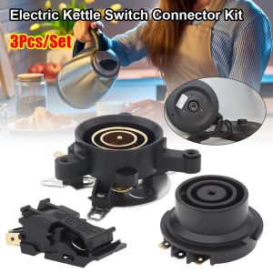 Q-1151 STORE 3Pcs/Set Replaceable Switch Connector Kit Base Thermostat Temperature Household Kettle Repair Parts Durable Plastic Electric Kettle Accessories