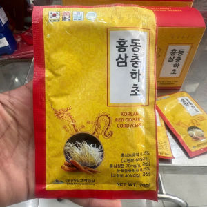 nước vị hồng sâm đông trùng hạ thảo Daesan Korean Red Ginseng Cordyceps 20 gói