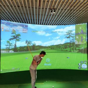 Commercial specific materials golf simulatorระดับอาชีพ เชิงพาณิชย์เท่านั้น  ผ้าหนามืออาชี พที่กำหนดเอง พที่กำหนดเองใหม่ล่าสุด กอล์ฟบอล300X200cm ในร่มกอล์ฟจำลองหน้าจอกระแทกเซ็นเซอร์สำหรับยิมบ้านลูกกอล์ฟเป้าหมาย  หน้าจอจำลองกอล์ฟ