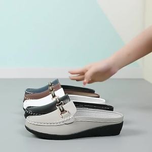 2026 New Loafers For Women Slip-On Lightweight Non-Slip Wedge Shoes Casual Moccasins For Women
