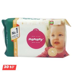Khăn giấy ướt 100 tờ có nắp chủ động ngừa hăm/x2 chất ngừa hăm Mamamy Không mùi/Mùi dịu nhẹ an toàn cho bé