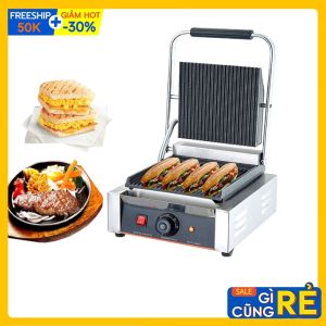 Máy ép nướng bánh mi nướng thịt bít tết đơn
