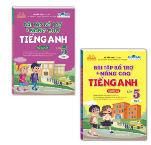 Sách - GLOBAL SUCCESS Combo 2c Bài tập bổ trợ và nâng cao tiếng Anh lớp 5 (tập 1+2 Có đáp án)