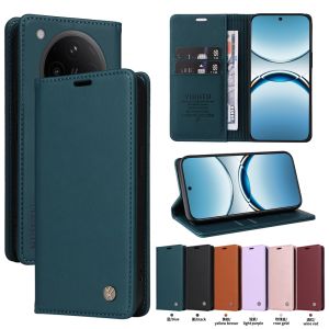 For OPPO Find X8 X8 Pro / Find X9 X9 Pro / Find X5 Pro Phone Case Leather Wallet Magnetic Card Slot Flip Cover Casing