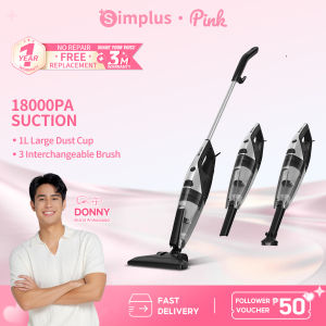 SimplusPink Vacuum Cleaner Household Powerful Suction Lightweight 4.5M Power Cord 18kpa Powerful Suction