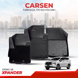 Thảm Lót Sàn Xe MITSUBISHI XPANDER (2019-2024) Nhựa TPE Đúc 3D Không Mùi Không Nấm Mốc Bền Đẹp Chắc Chắn - CARSEN VIET NAM