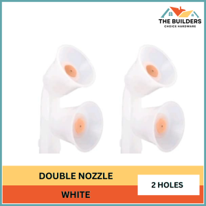 DOUBLE NOZZLE WHITE FOR SPRAYER