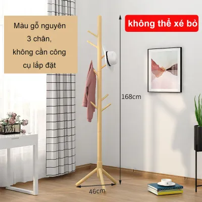 Cây Treo Móc Quần Áo Đứng Đế 3 Chân Chắc Chắn Thông Minh Đa Năng Treo Quần Áo Tiện Lợi Trang Trí Nội Thất Phòng Ngủ Dễ Dàng Lắp Ráp