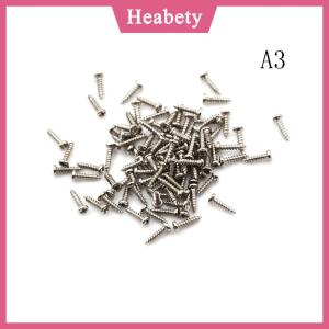 Heabety  100 chiếc vít M2 đường kính ren đầu tròn có rãnh chữ thập vít tự khoan