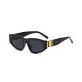 WE Kacamata Hitam Wanita Double B Logo Anti Uv Fashion Retro Vintage Frame Persegi Minimalis Kekinian K55. 