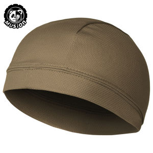 Musion Original Design Head Cover Mesh Helmet Cap Breathable Quick-Dry Cap Moisture Wicking Helmet Inner Penutup Kepala Lelaki Skaf Kepala for Cycling  Motorcycling
