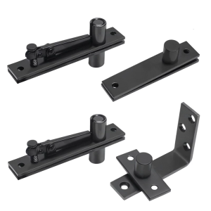 2Pcs Stainless Steel Pivots Door Hinge Heavy Duty Pivots Hinge 360/90 Degree Shafts Door Pivots Hinge Hardware Enduring