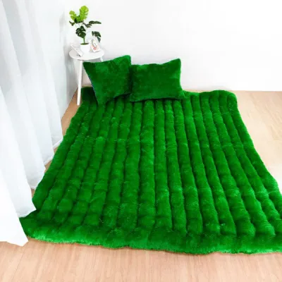 kasur lantai bulu tebal bonus 2 bantal kasur gender sahrini bulu rasfur ukuran 175x135x7cm murah