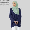 Mini Kaftan Baju Kelwar Ironless Fit S to 3XL / Free Size Blouse Kaftan / Italian Crepe. 