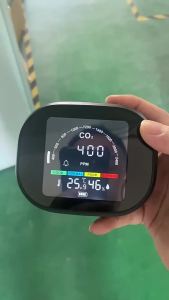 เครื่องตรวจจับก๊าซคาร์บอนไดออกไซด์สี่ในหนึ่งข้ามพรมแดน CO2 กล้องวัดอุณหภูมิและความชื้นแบบอินฟราเรด