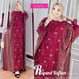 GROSIR KAFTAN RIYANA SUPER JUMBO LD 140cm I DASTER LOWO