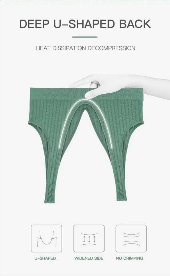 Women Seamless Bra Set Sexy Thong Low Waist Panties Wire Free Bra