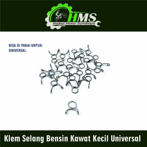 Klem Selang Bensin Kawat Kecil Universal (Per 25 biji) - Klip Kunci Ikat Jepit Slang Bengsin Minyak