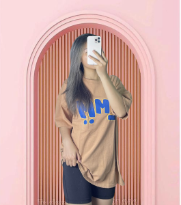 Áo thun nữ from rộng tay lỡ cổ tròn chất liệu cotton loại 1 co dãn thoáng mát thấm hút tốt
