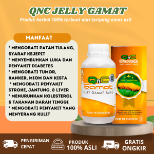Qnc Jelly Gamat 100% Gamat Emas Asli Bergaransi Ekstrak Teripang Emas Pilihan Isi 300 ml