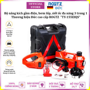 Bộ Nâng Kích Gầm Điện Máy Bơm Lốp Và Máy Siết Ốc Ô Tô Đa Năng 3 Trong 1 Rogtz TY-155EHJS - Bảo Hành Chính Hãng 24 Tháng