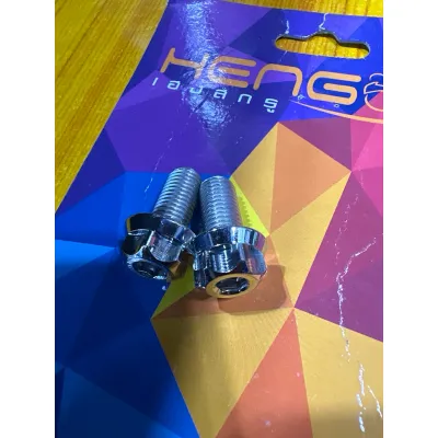 HENG Original Front Brake Caliper Bolts for NMAX V1V2V2.1/ AEROX V1V2 /SNIPER 150/155 (pair)