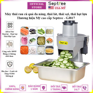Máy thái rau củ quả đa năng thái lát thái sợi thái hạt lựu thương hiệu Septree GJ817 cao cấp - Hành Chính Hãng