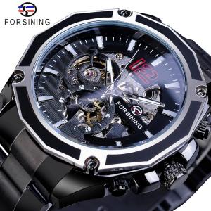 Đồng Hồ Cơ Thể Thao Tự Động Thời Trang Steampunk Forsining Bán Chạy Mới Cho Nam Đồng Hồ Nam Dạ Quang Trong Suốt Sang Trọng Thương Hiệu Hàng Đầu. Quà Tặng Cho Nam