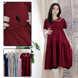 Baju Dres Daster Hamil Menyusui - Maternity & Nursing Dress - Shakila