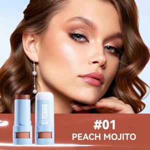 LITTLEX Tạo khối khuôn  Thỏi son má hồng Độ bền lâu dài Làm sáng da Phấn má chống nắng Thời trang Chống thấm mồ hôi Phấn má dạng thỏi Để có lớp hoàn thiện tự nhiên tinh tế