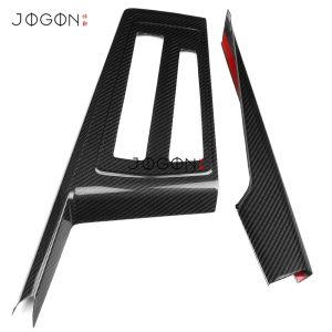 Cornerr For VW Golf 8 MK8 GTE GTI GTD 2020-2025 RHD Carbon Fiber Car Interior Center Gear Shift Panel Button Frame Without Slots Style Z5Q1T