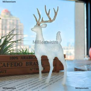 [COD] Millennium Deer Christmas Forest Elk White Flash Dessert Table Decor for Home