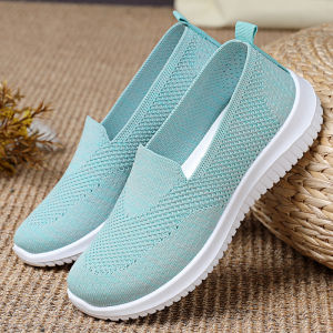 Free Shipping WomenS Canvas Shoes Autumn Collection Comfortable For Mothers Single Shoes Suitable For Spring And Autumn Available In Large Sizes Easy-To-Wear Slip-On Shoes For Middle-Aged And Elderly Women Grandma Shoes