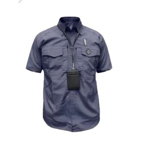 kemeja tactical pria Mtac katun drill lengan Pendek